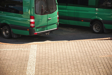 bus waiting at the bus stop