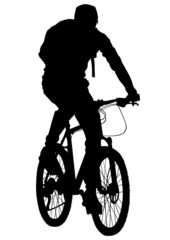 Obraz na płótnie Canvas Cyclists sport man