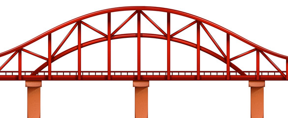 A red bridge