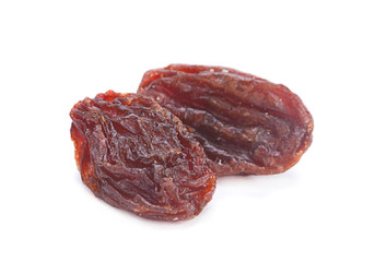 Brown raisin closeup