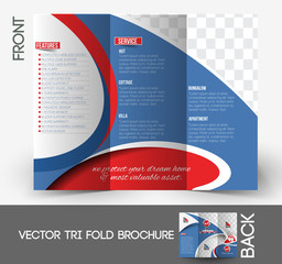 Home Security Center Tri-Fold Brochure Design.