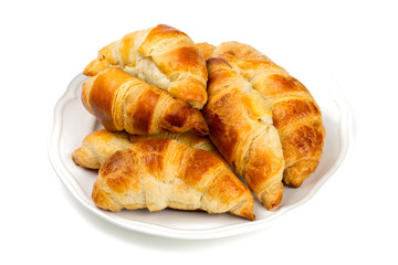 fresh and tasty croissants