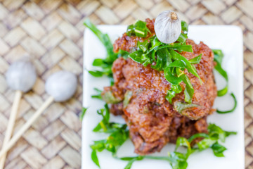 Fried Fish Cakes Thai Food