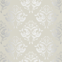 Fototapeta na wymiar seamless wallpaper.damask pattern.floral background