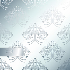 seamless wallpaper. abstract pattern.floral background