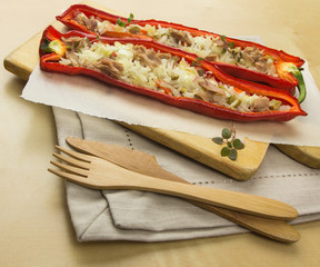 baked stuffed red pepper © SpaPartners