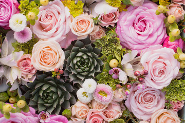 Abstract background of flowers