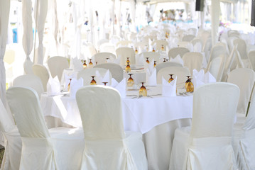Elegance table set up