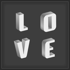 happy valentine's day with vintage typography