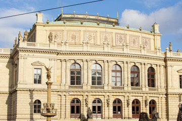Fototapeta na wymiar Rudolfinum, Prague, Czech Republic