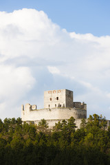 Fototapeta na wymiar ruins of Rabi Castle, Czech Republic