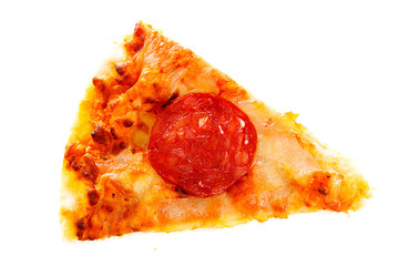 sausage pizza ,  isolated