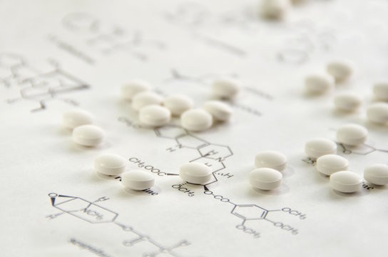 pills on science sheet
