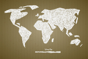 Vector World Map Illustration