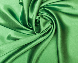 Fototapeta premium green silk