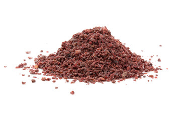 Heap ground sumach isolated on white background