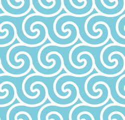 Abstract spiral vector seamless background