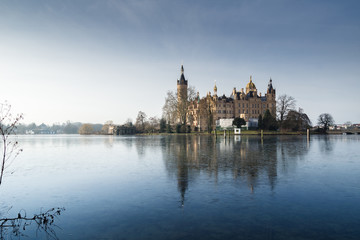 The Schwerin Castle in Winter