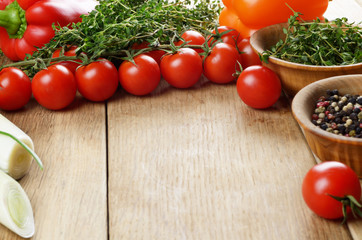 Fresh Organic Vegetables and Spices