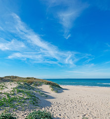 clouds and dunes