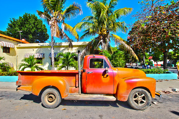 Old Cuban car