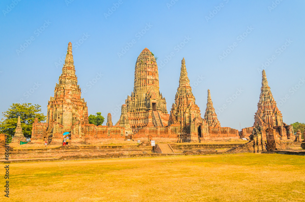 Canvas Prints Wat Chai Watthanaram temple in ayutthaya Thailand