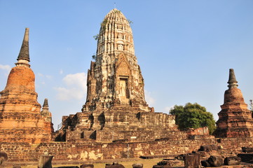 Fototapeta na wymiar タイのアユタヤ遺跡