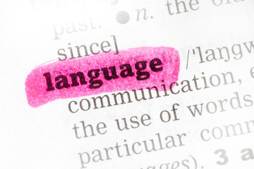 Language Dictionary Definition