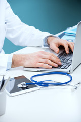 Doctor's desk
