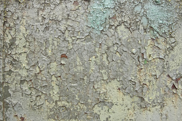 Naklejka premium Cracked and Peeling Paint Background Texture