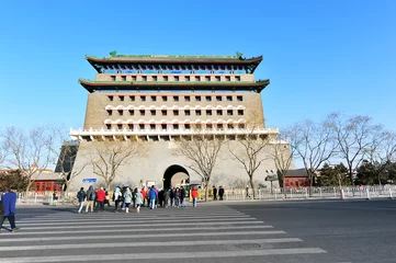 Foto op Plexiglas Zhengyangmen Archery Tower, Beijing China © bruceau