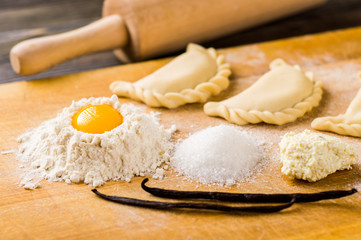 Homemade dumplings