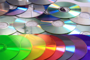 CD and DVD data background
