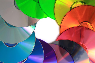 color(rainbow)  CD and DVD media