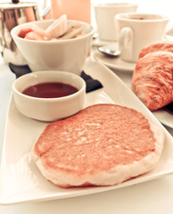 coffee and croissants