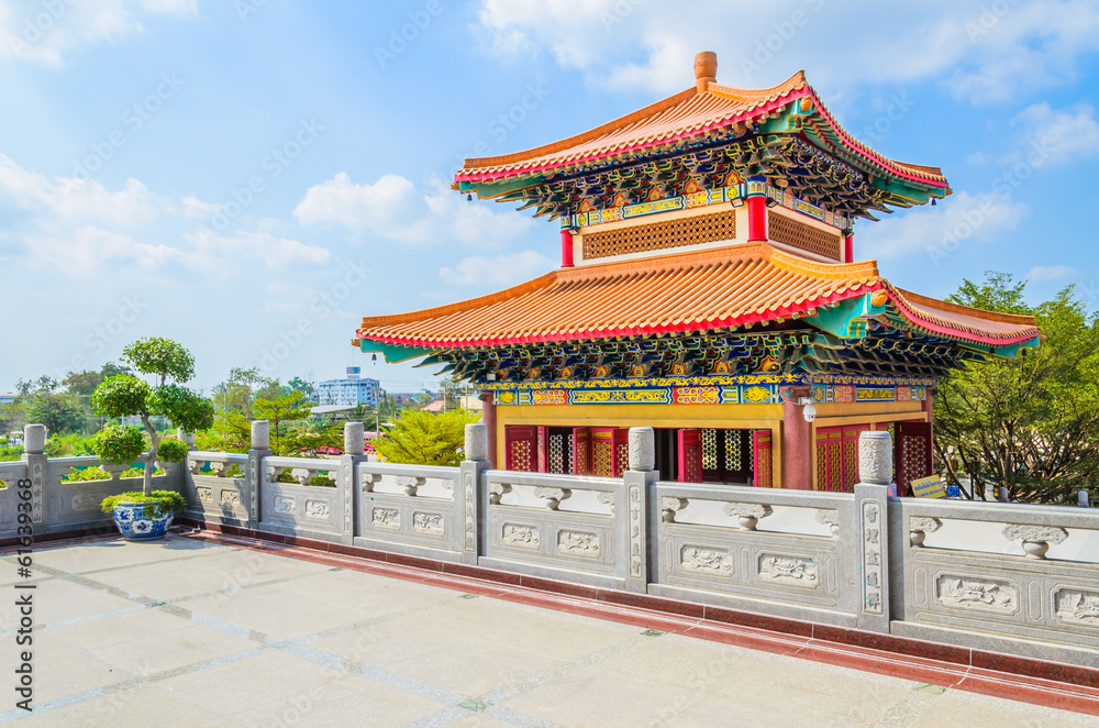 Canvas Prints Chinese temple in Thailand