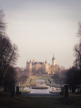 The Schwerin Castle in Winter