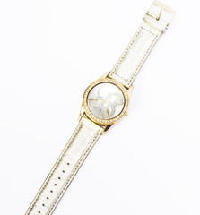 ladies watch on a leather strap