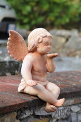 Cute angelic statue