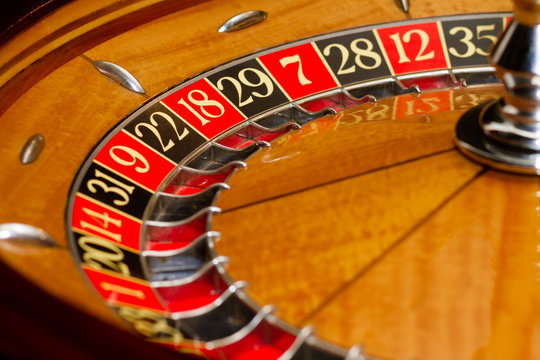 casino roulette - closeup