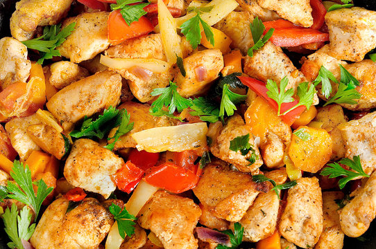 Chicken with vegetable