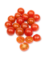 Many small tomatoes