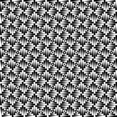 Black and white seamless pattern