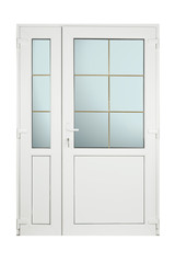 white door isolated