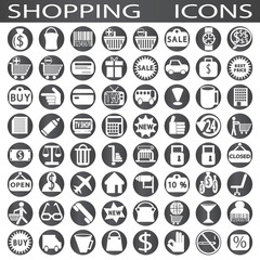 shopping icons