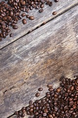 Fototapeta premium Coffee Wooden Background
