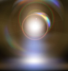 Colorful Rays of of light. Abstract explosion background.