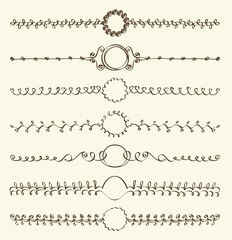 Fototapeta premium Exquisite Ornamental and Page Decoration Designs elements.