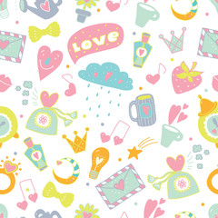 Cute love pattern.