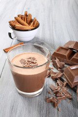 frullato di cioccolato